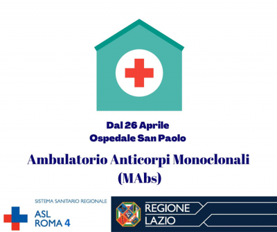 Avvio dell&#039;ambulatorio per la somministrazione Anticorpi monoclonali (MAbs)